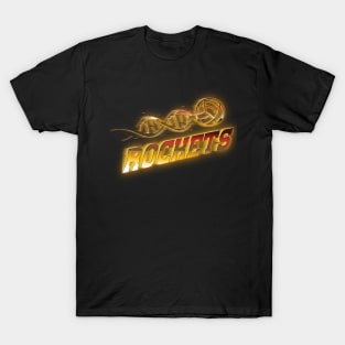 Graphic Basketball Rockets Proud Name Teams Vintage T-Shirt